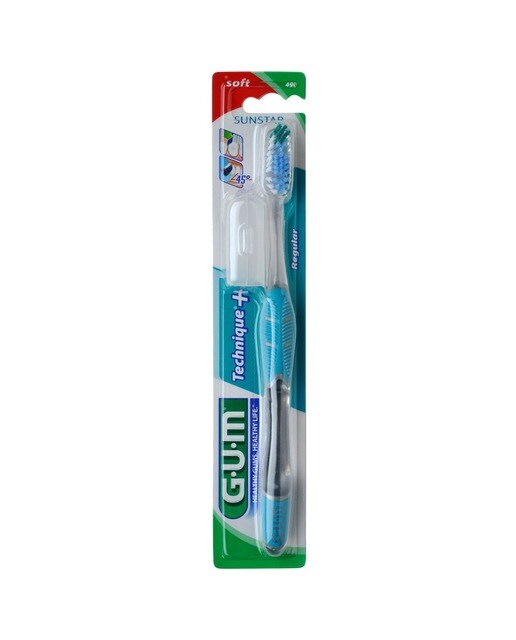 Escova de Dentes Technique+ Regular Suave 490 - 1 un 1