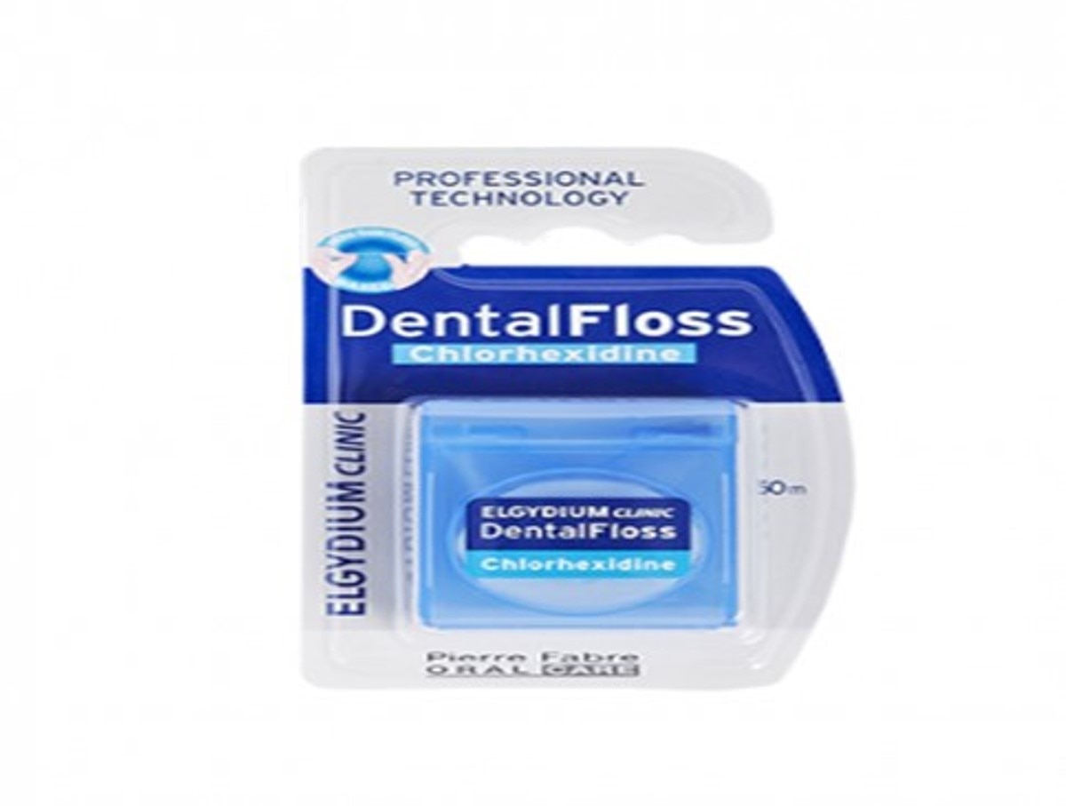 Fio Dentário com Clorohexidina 50m Elgydium 1