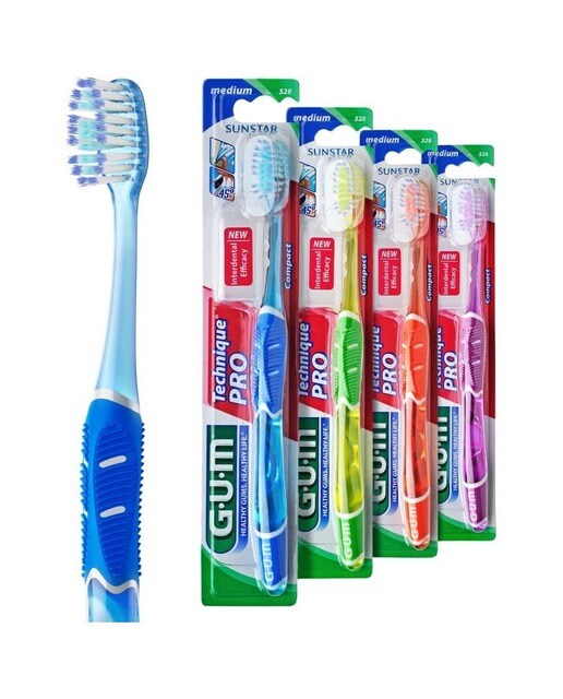 Escova de Dentes Technique® PRO Compacta Média - 1 un 1