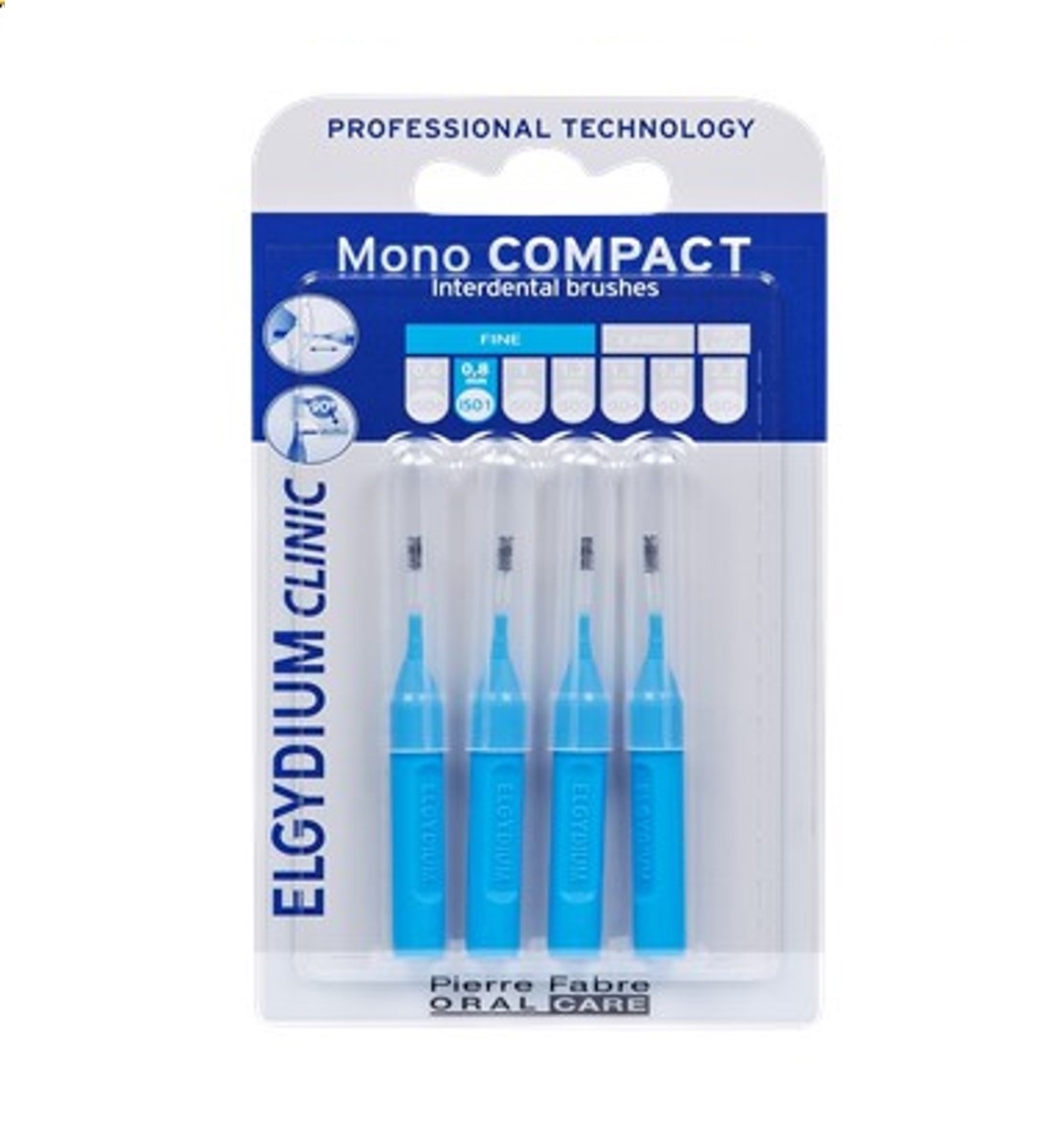 Escovilhões Mono Compact Azul - 4 un 1