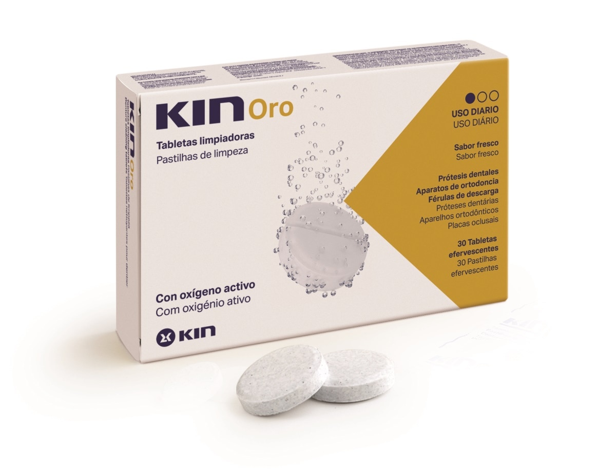 Pastilhas de Limpeza Kin Oro 30 unidades Kin 1
