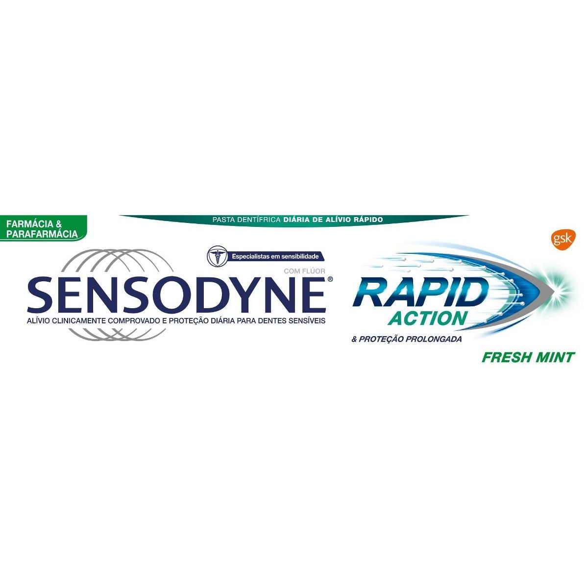 Pasta Dentífrica Rapid Action Fresh Mint 75ml Sensodyne 1