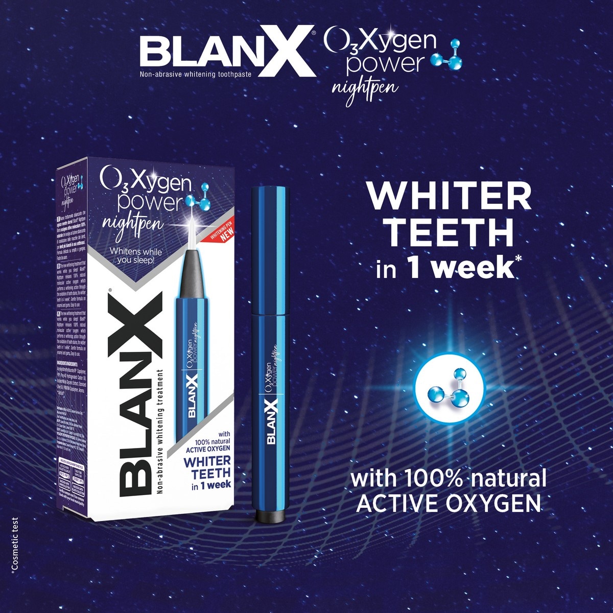 Caneta Branqueadora BlanX O3X NightPen - Oxygen Power 3