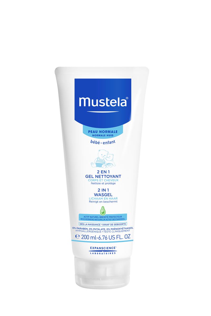 Imagem 0 de 2 em 1 Gel Lavante Corpo e Cabelo 200ml Mustela Bebé
