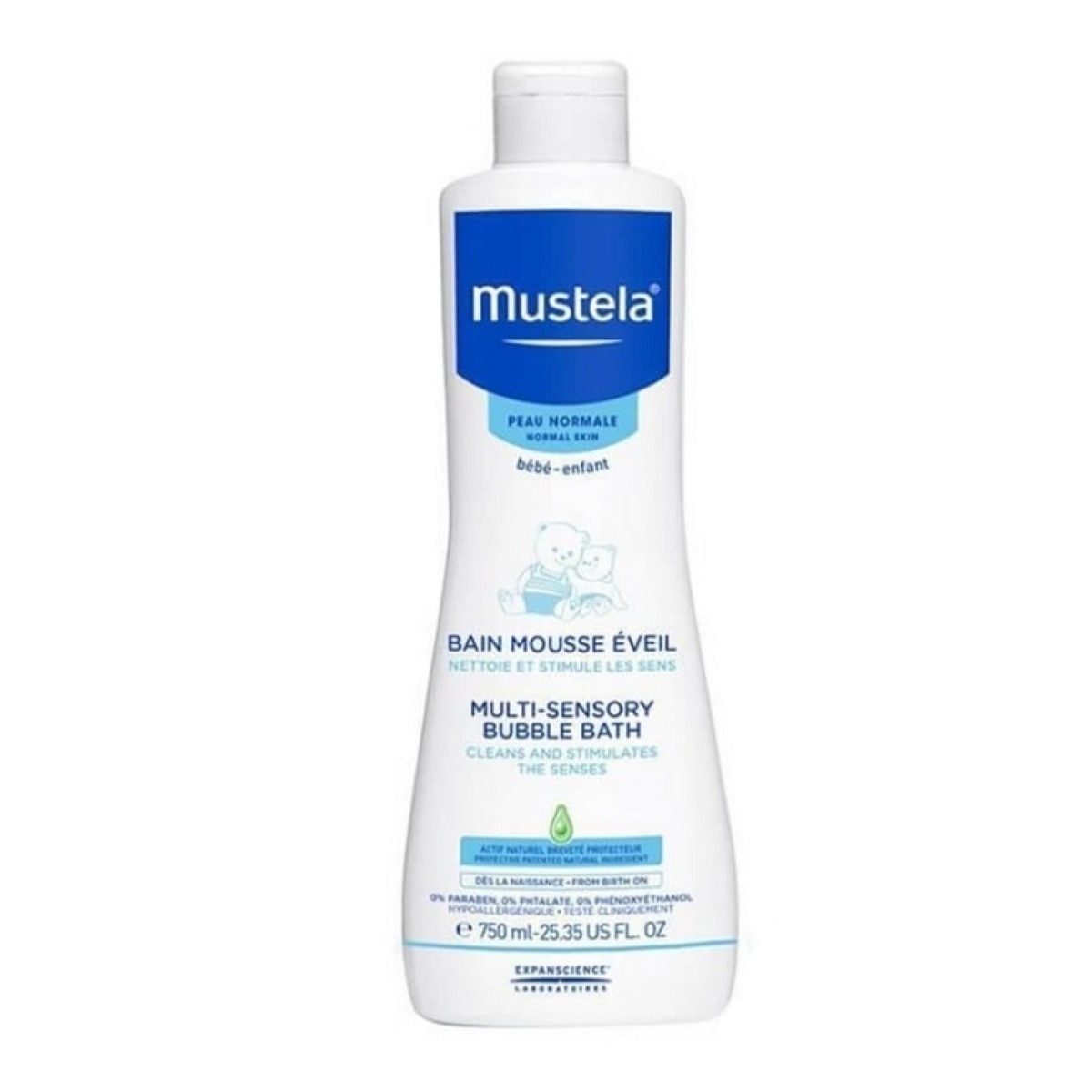Espuma de Banho Multissensorial 750 ml Mustela 1