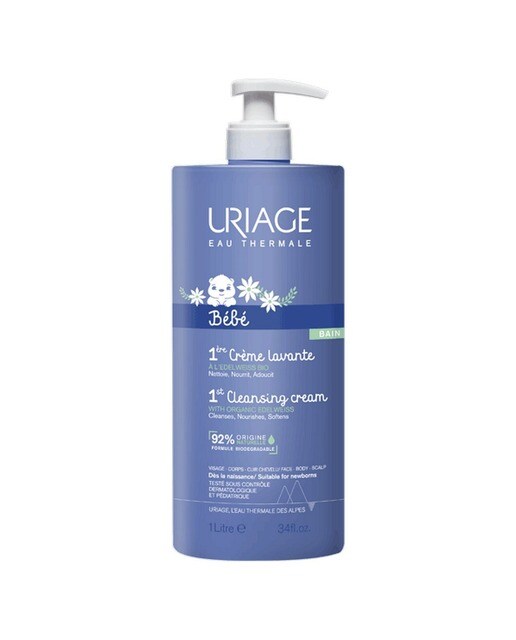 1º Creme Lavante Uriage Bebé - 1 L 1