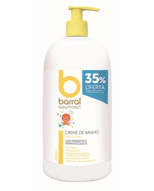 Imagem 0 de Creme Banho Baby Protect 1000ml Barral