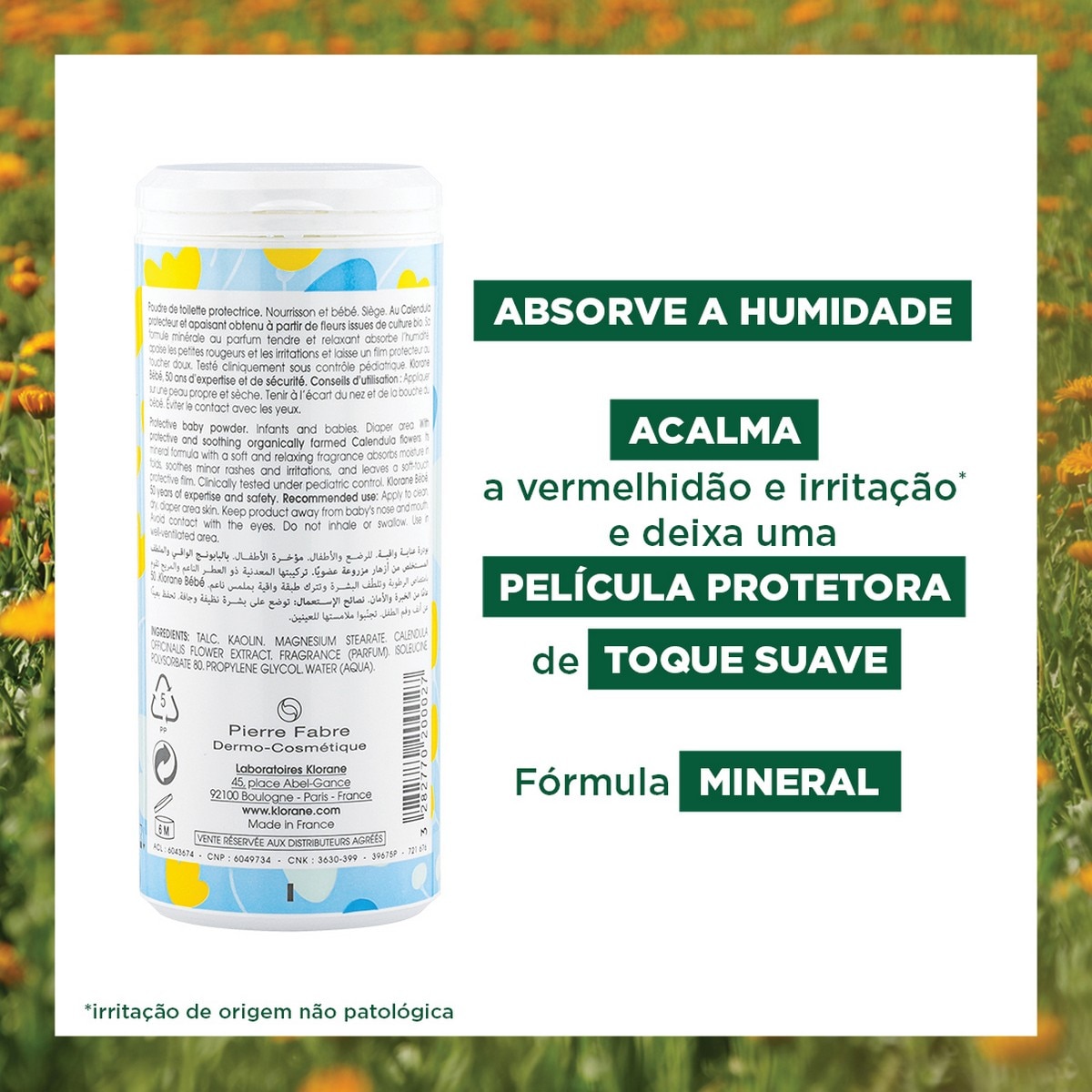 Pó de Talco 100g Klorane Bebé 3