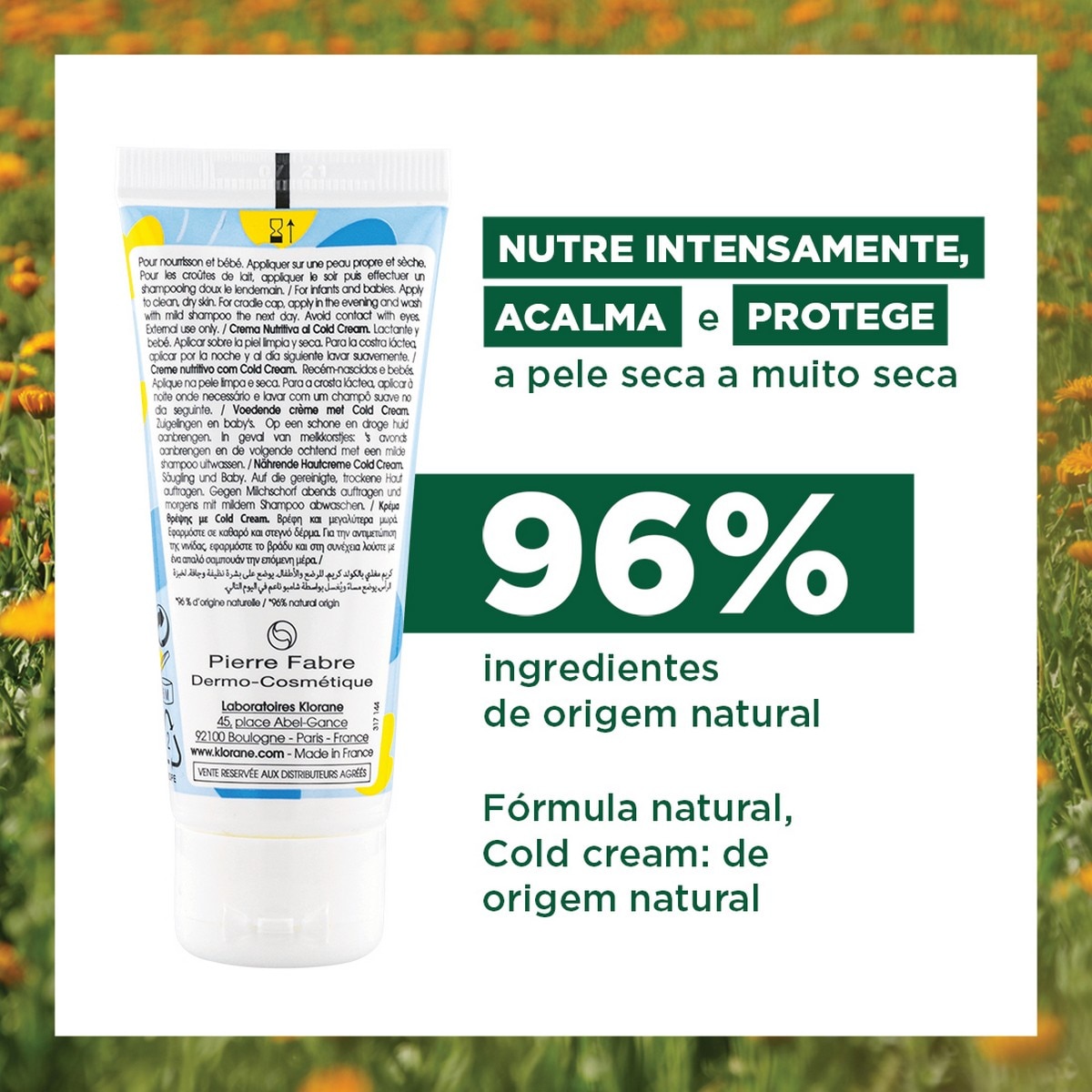 Creme Nutritivo Cold Cream 40ml Klorane Bebé 4