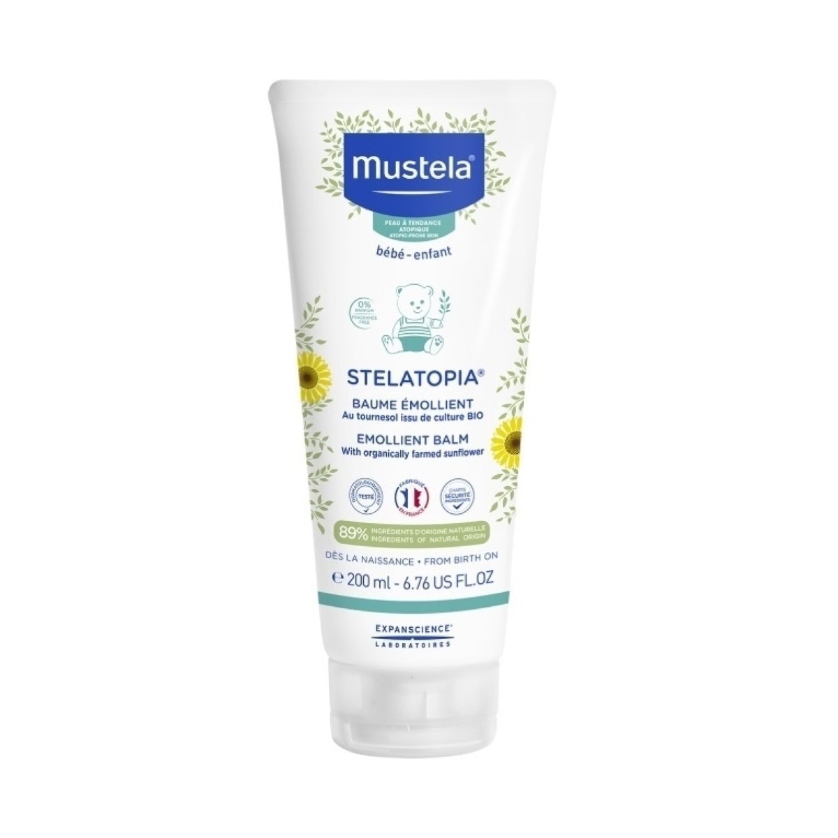 Gel de Limpeza Stelatopia 200 ml Mustela 1