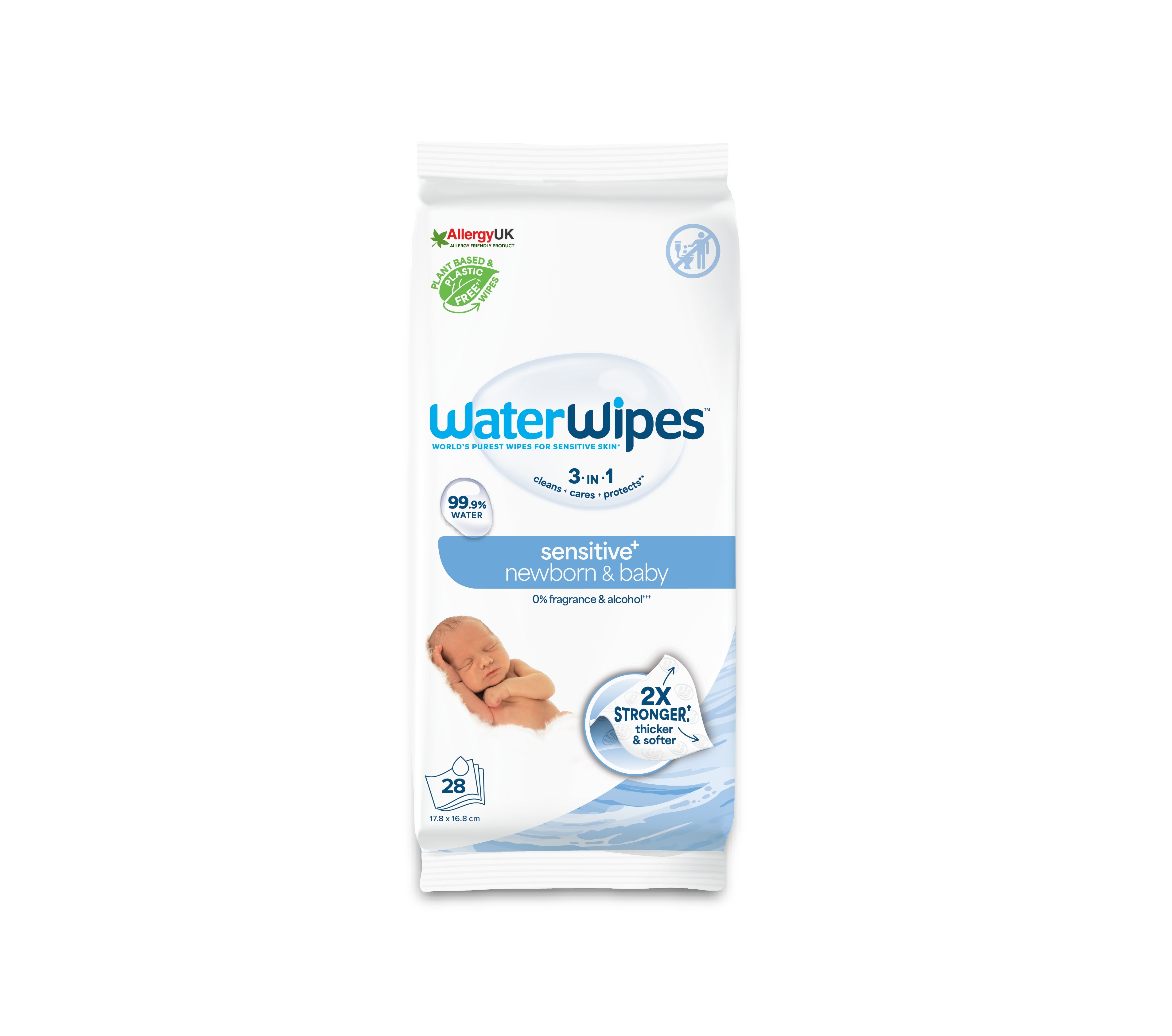 Imagem 0 de Toalhitas WaterWipes BIO - 28 Un.