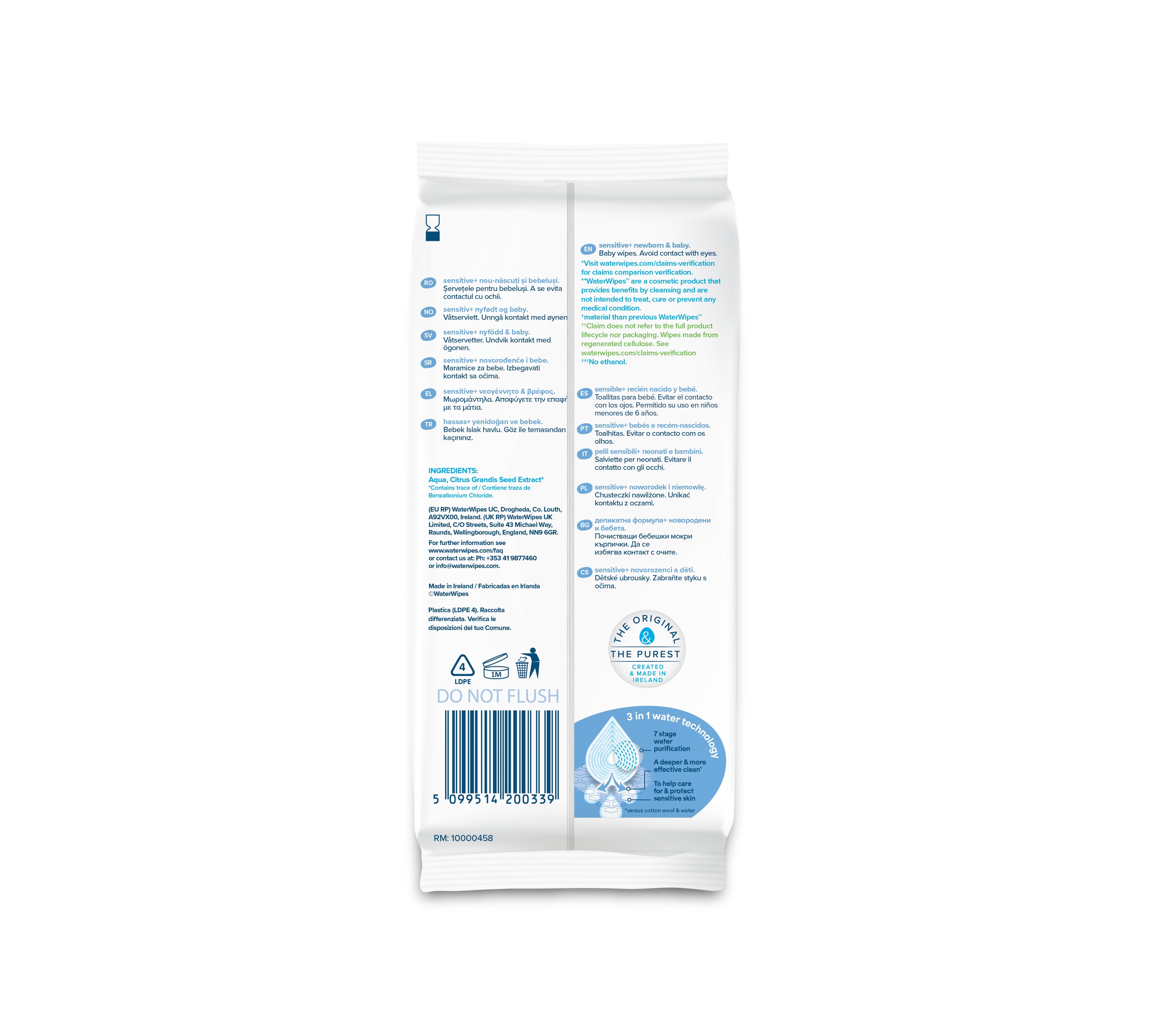 Toalhitas WaterWipes BIO - 28 Un. 2
