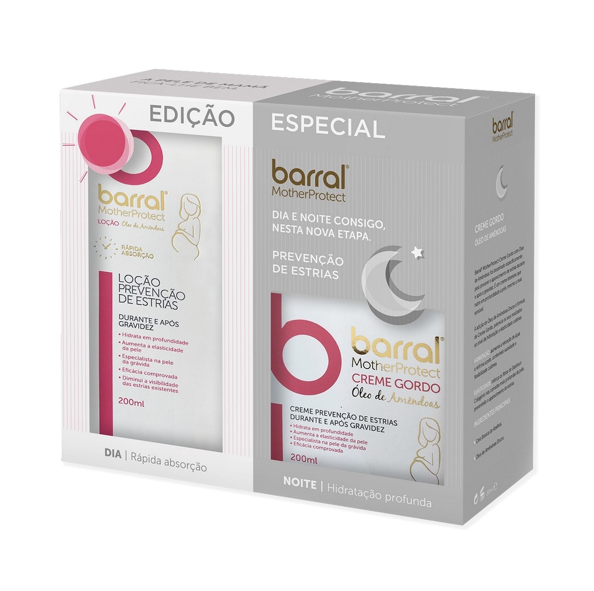 Kit Cuidado Dia e Noite Grávidas e Recém-Mamãs - 2x200 ml 1