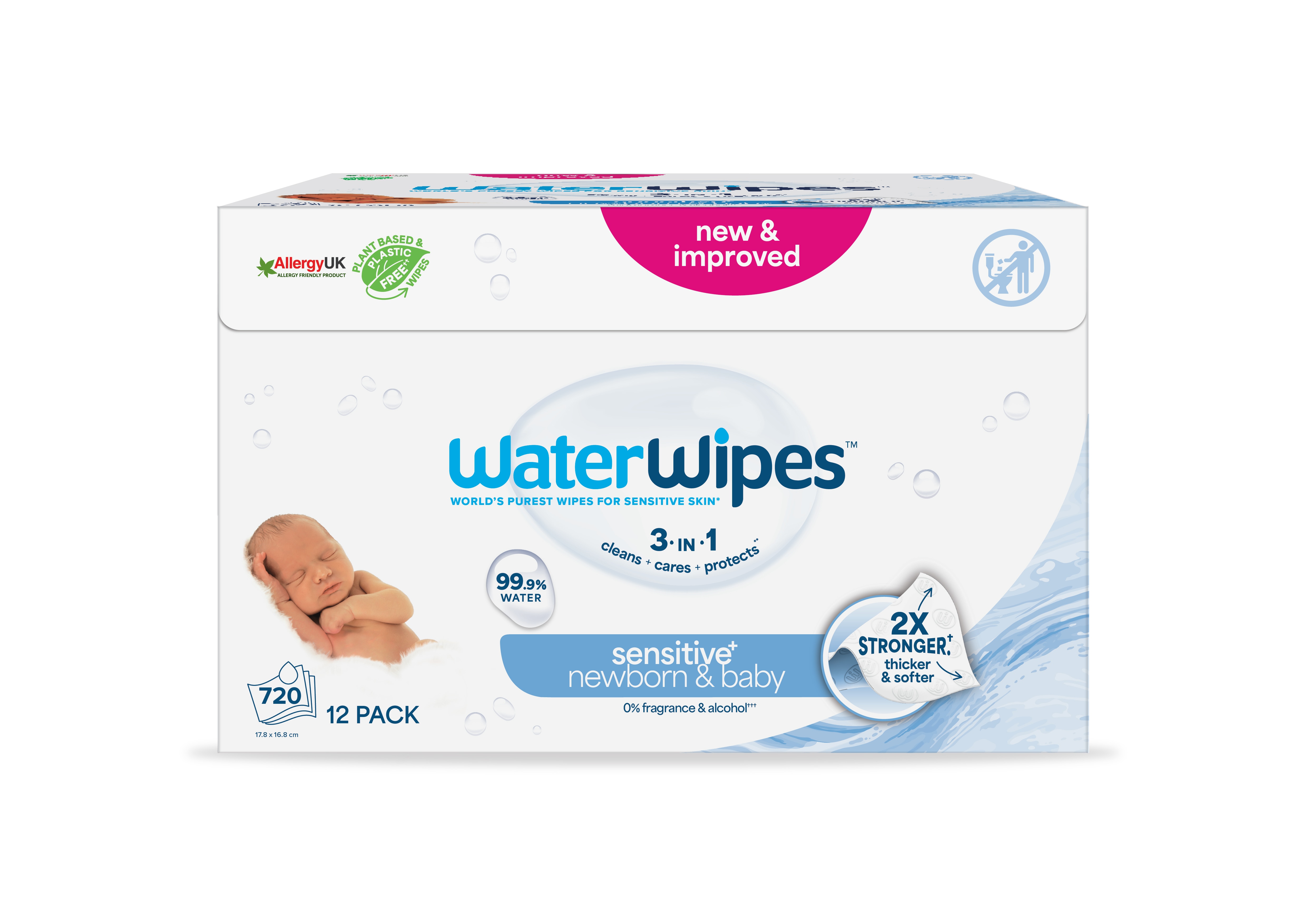 Imagem 0 de Toalhitas WaterWipes BIO - 12x60 un.