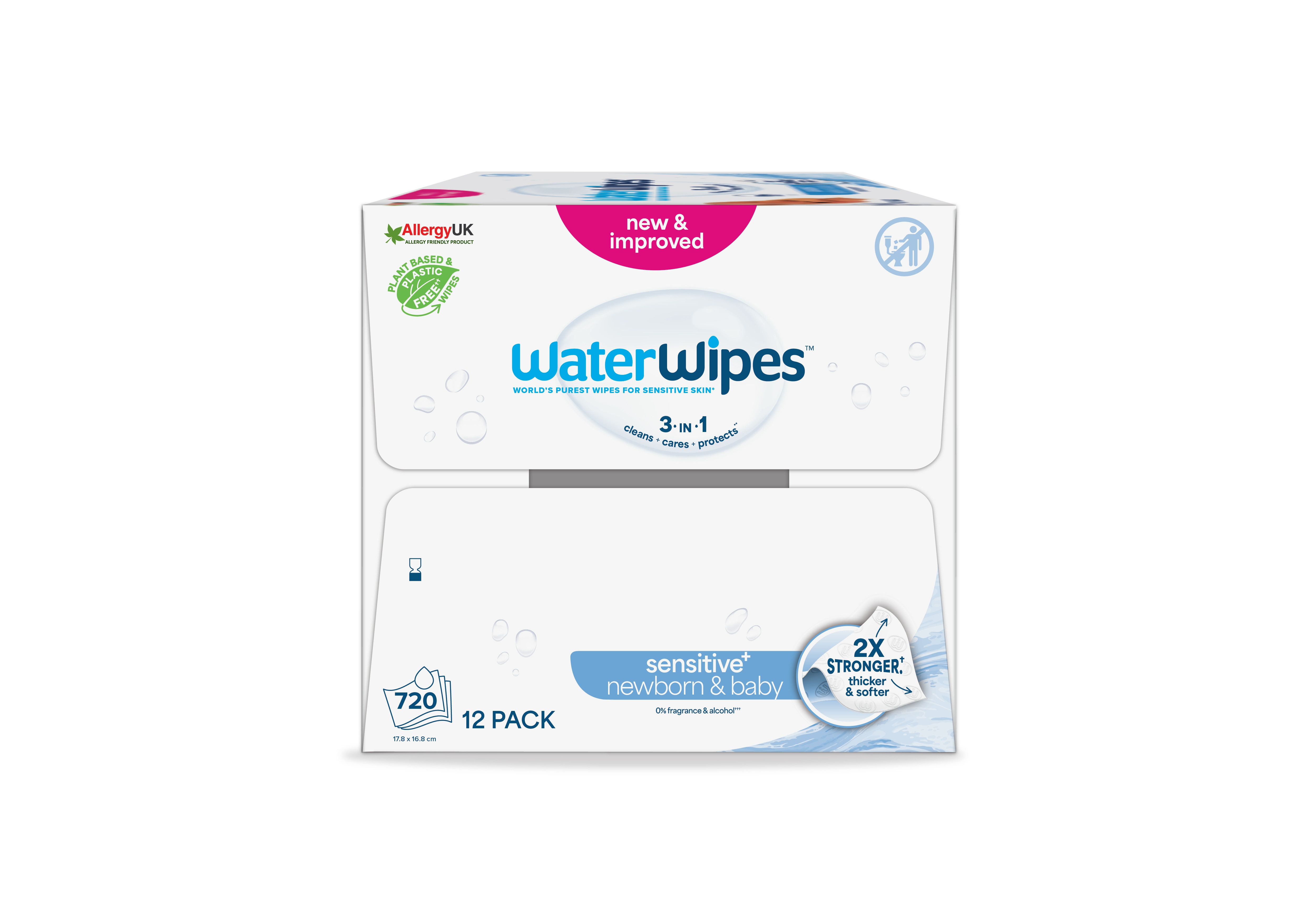 Toalhitas WaterWipes BIO - 12x60 un. 3
