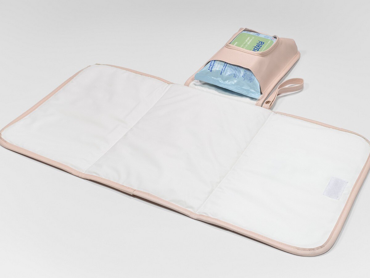 Kit Necessaire Muda Fralda Rosa 4