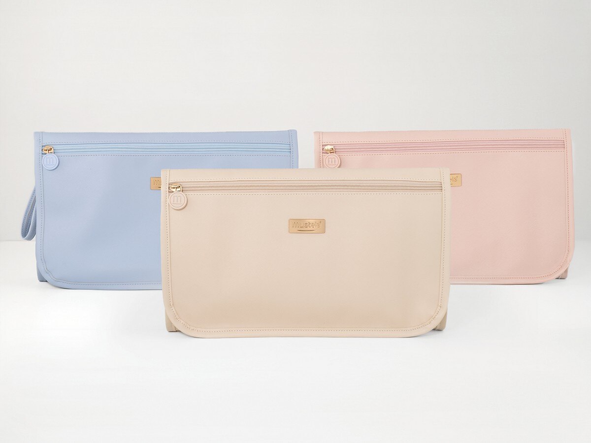Kit Necessaire Muda Fralda Rosa 5