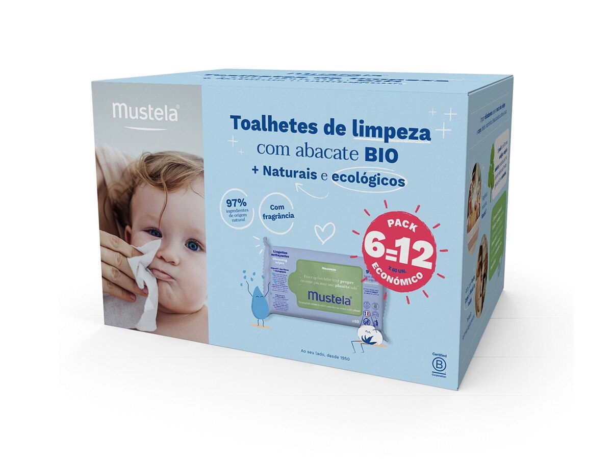 Toalhetes de Limpeza Perfumados Pack 12 1