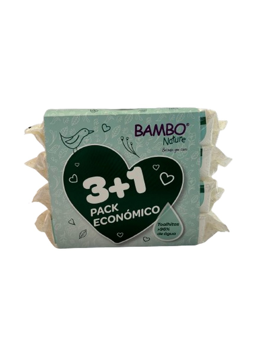 Bambo Nature Pack Toalhitas 3+1 1