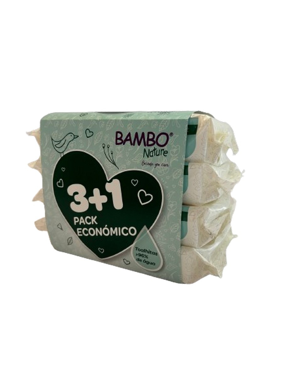 Bambo Nature Pack Toalhitas 3+1 3