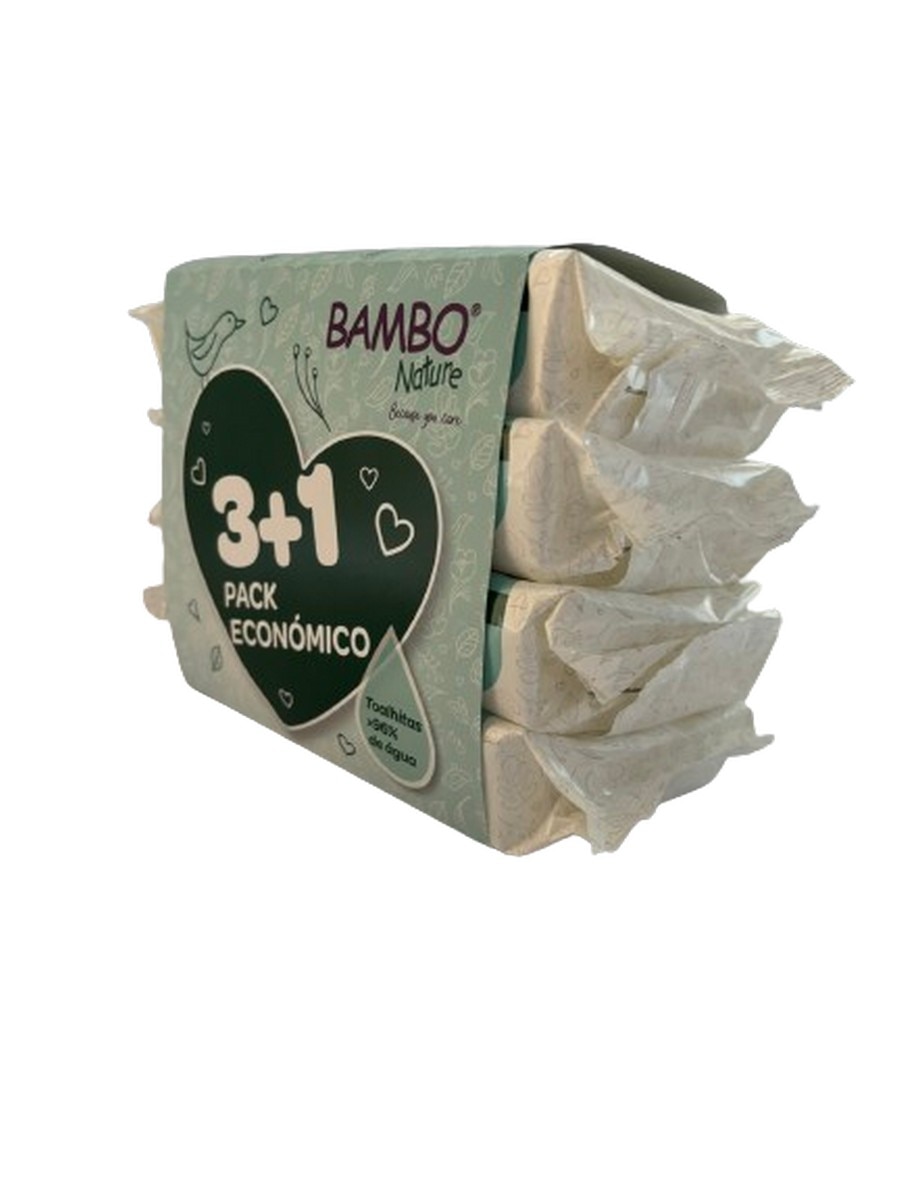 Bambo Nature Pack Toalhitas 3+1 4