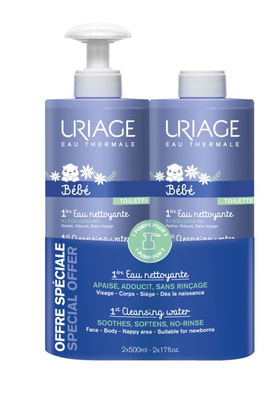 Imagem 0 de 1ª Água de Limpeza Uriage Bebé 2 X 500 ml