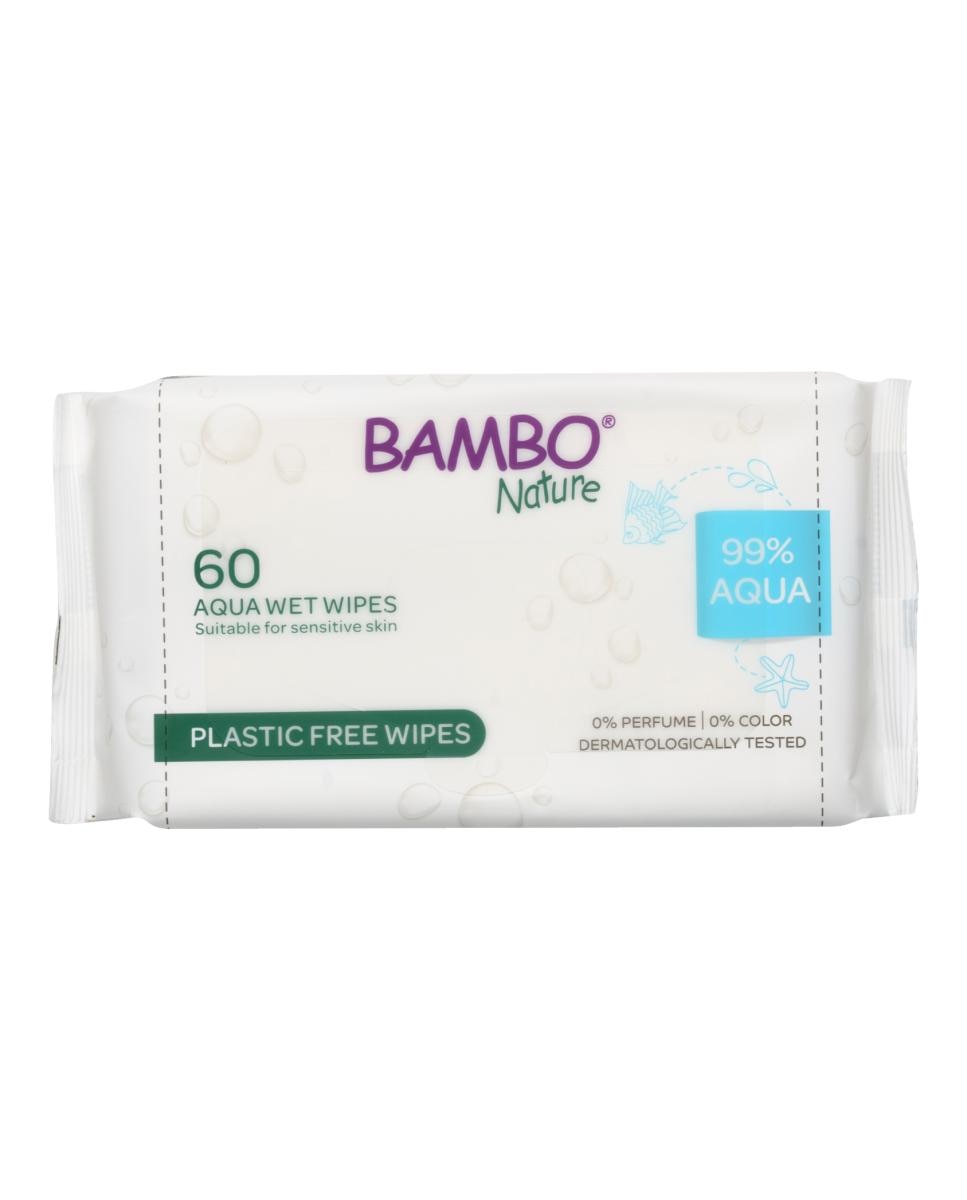 Imagem 0 de Toalhitas AQUAWIPES 99% Agua - 60 unidades