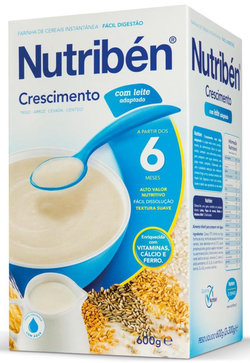 Imagem 0 de Papa Crescimento Láctea 600g Nutribén