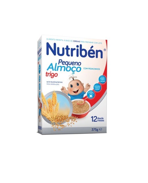 Papa Pequeno Almoço Trigo 375g Nutriben 1