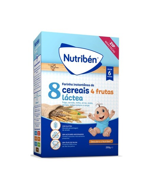 Imagem 0 de Papa 8 Cereais e Mel 4 Frutos - 250 g