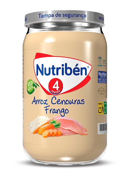 Boião Arroz, Cenouras e Frango 1