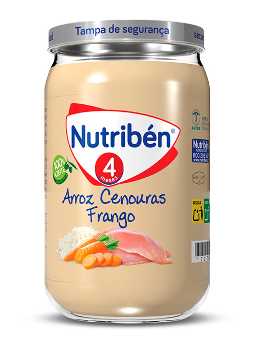 Boião Arroz, Cenouras e Frango 1