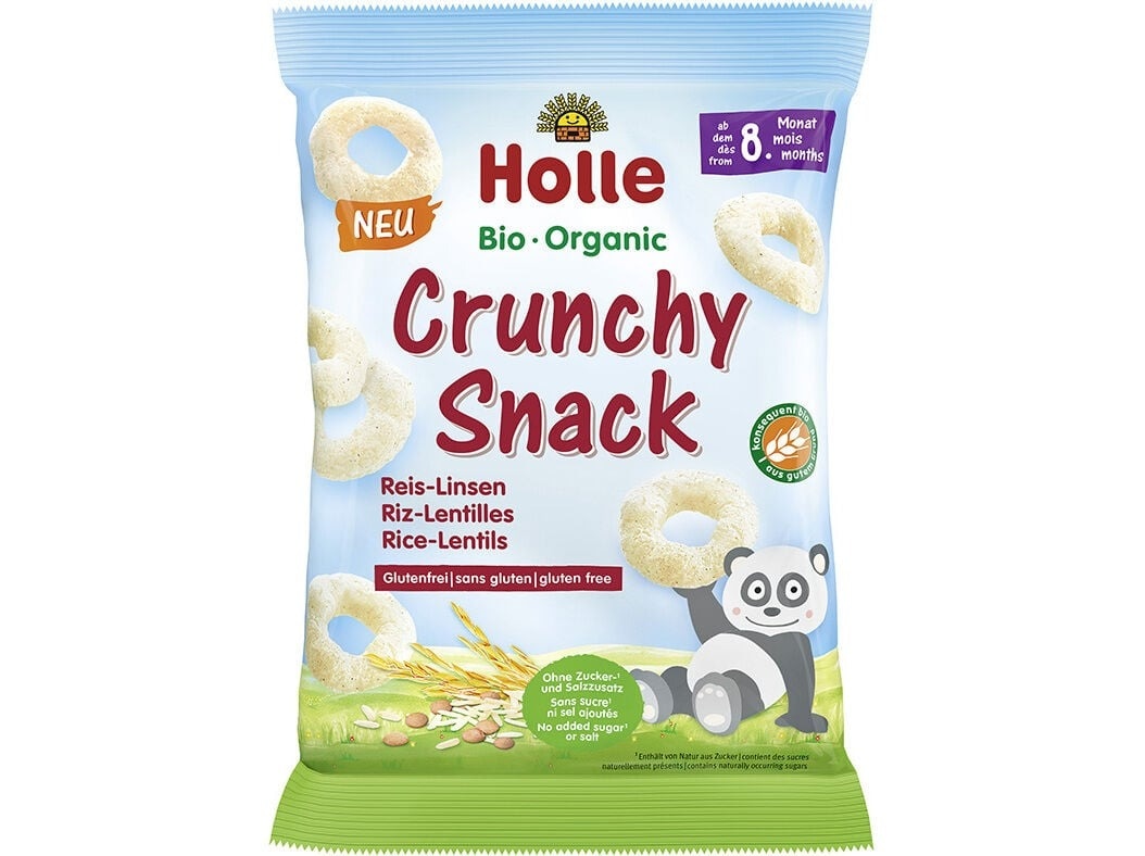Imagem 0 de Snack Crocante Orgânico Arroz e Lentilhas 8M - 25 g