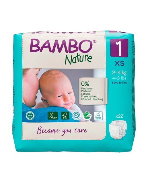 Imagem 0 de Fraldas TAM 1 (2-4 kg) - 22 un.