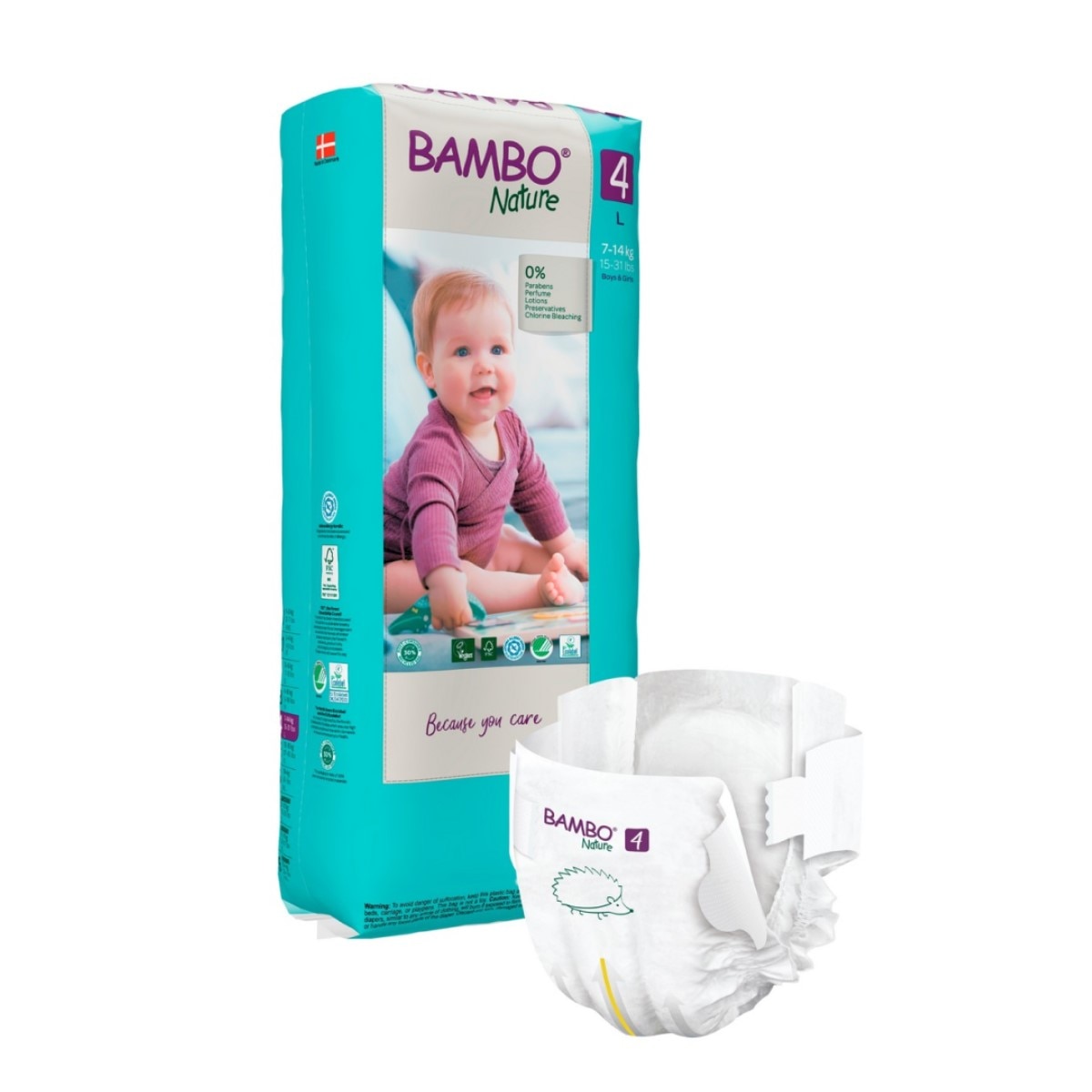 Fraldas TAM 4 (7-14 kg) - 48 un 2