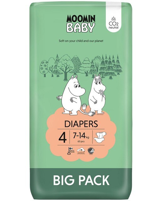 Imagem 0 de Fraldas Tamanho 4 Big Pack - 63 un.