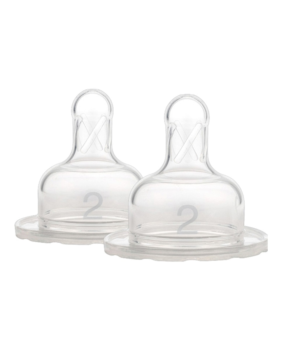 Imagem 0 de Tetina de Silicone Nível 2 (3-6 meses) - 2 un.