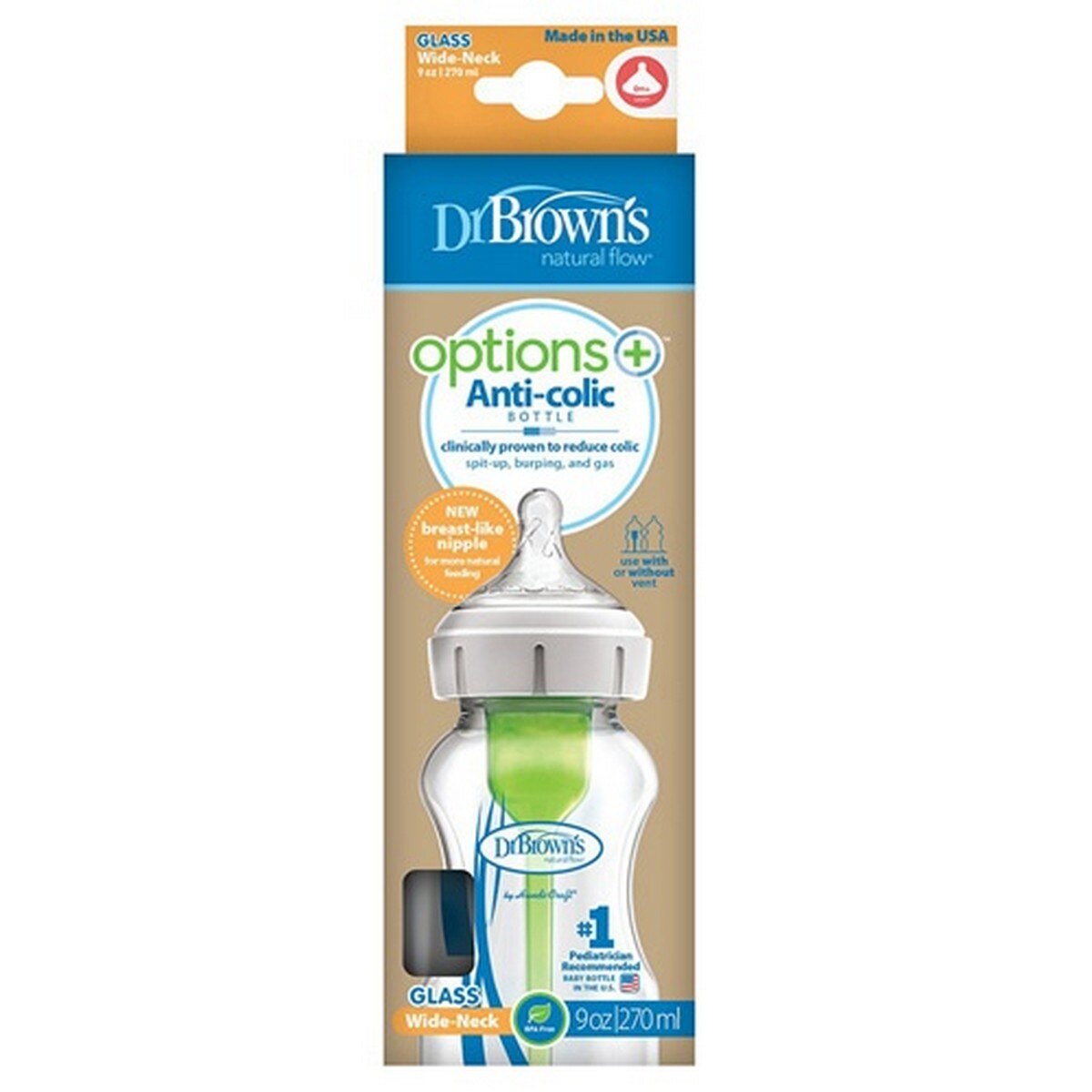 Biberão de Vidro Options - 270 ml 2