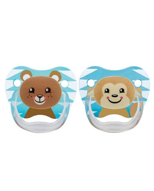 Imagem 0 de Chupeta Prevent Silicone Animais 6-18M - 2 un.
