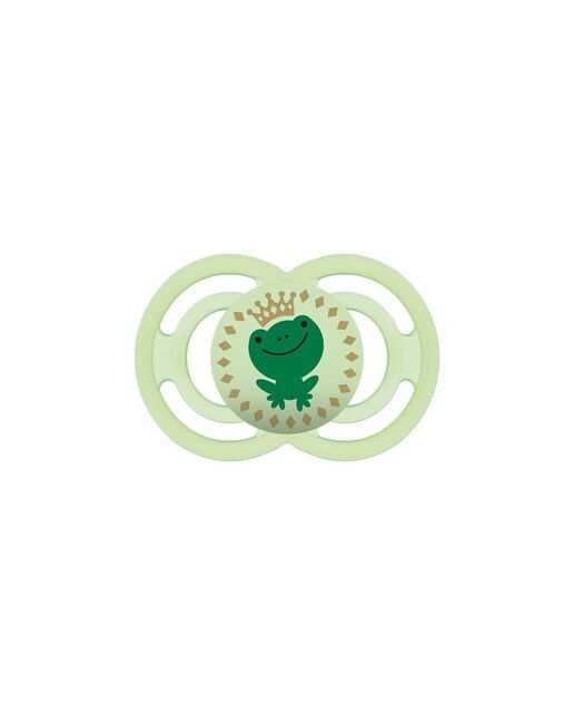 Chupeta Perfect Silicone +6M Verde Mam 1