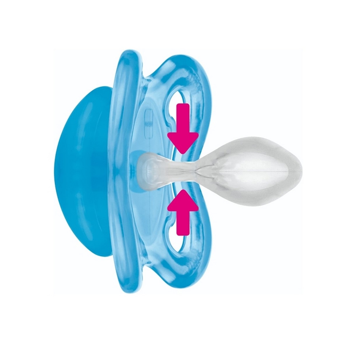 Chupeta Supreme Night 6+M Silicone - 1 Unidade Azul-2
