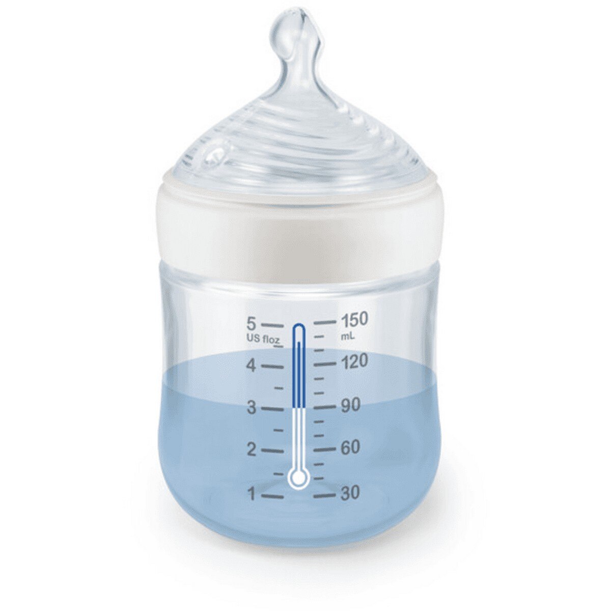 Biberão For Nature com Tetina Silicone S - 150 ml Castanho-4