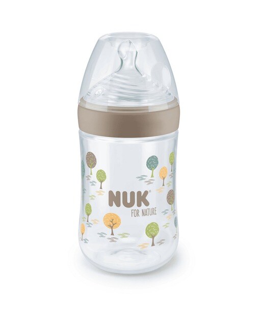 Biberão For Nature com Tetina Silicone M - 260 ml Castanho-1