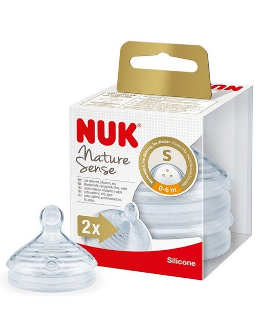 Imagem 0 de Tetina NUK Nature Sense Tam S - 2 uds.