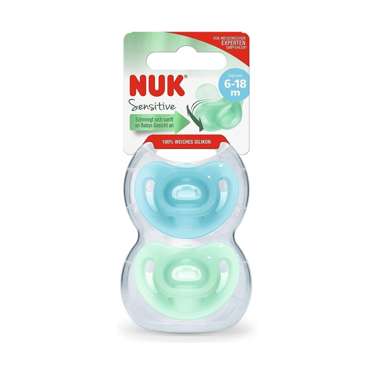 Chupeta Sensitive Silicone 6-18 Meses - 2 uds 4