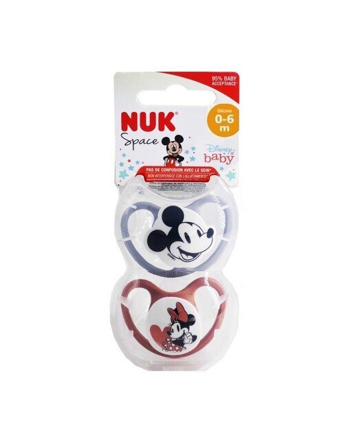 Chupeta Space Disney Minnie Mouse 0-6 Meses - 2 uds. 1