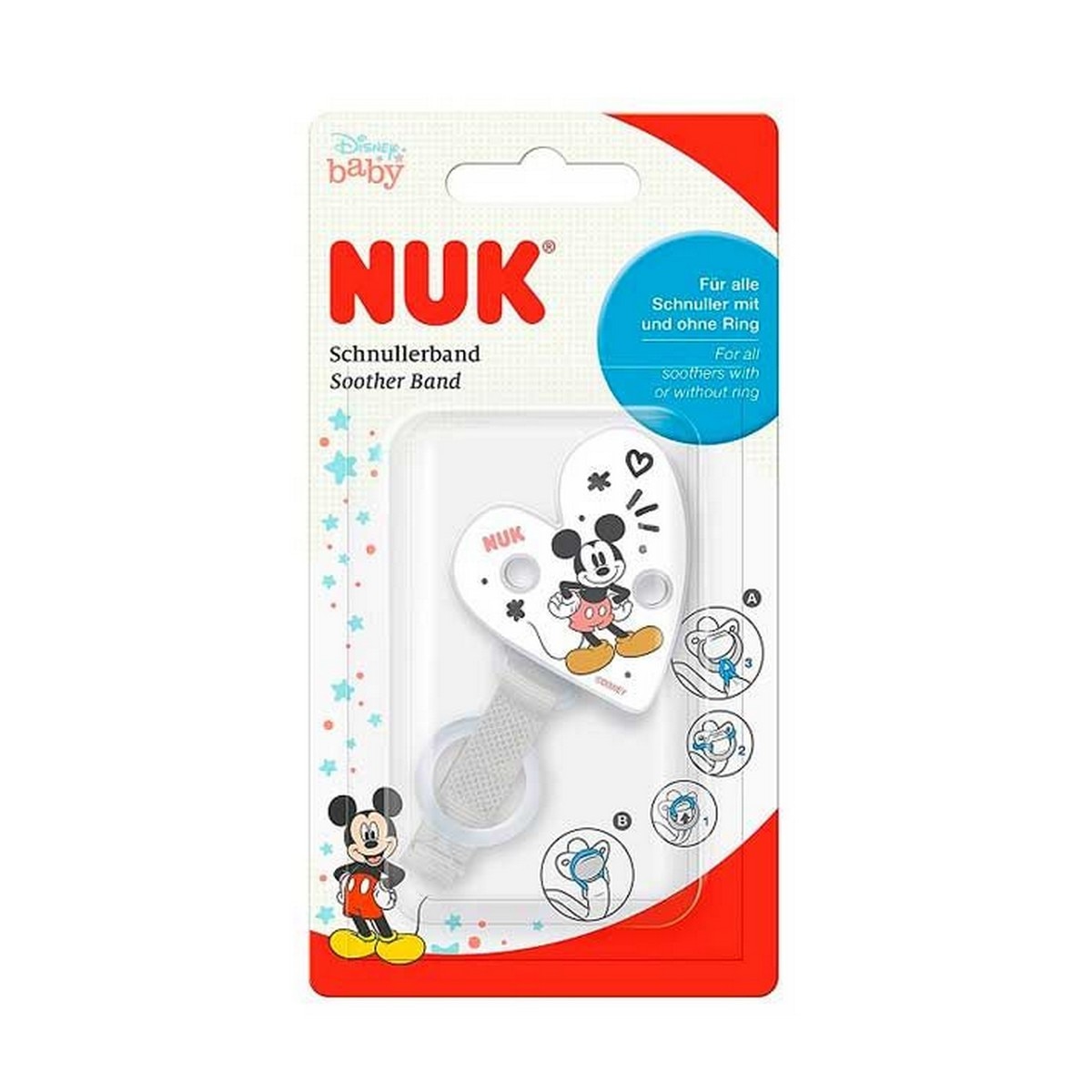 Fita para Chupeta Disney Mickey Mouse 2
