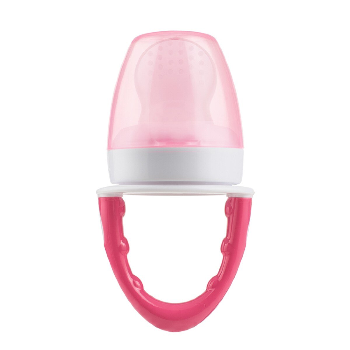 Alimentador Anti-Asfixia Silicone +4M - Rosa 2