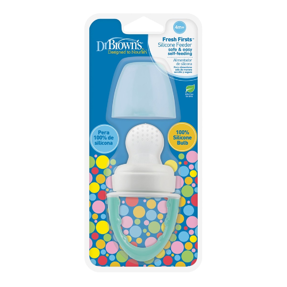 Alimentador Anti-Asfixia Silicone +4M - Verde 3
