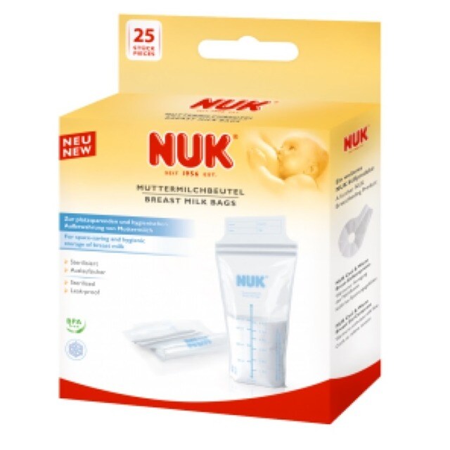 Saco Congelação Leite Materno 25 sacos Nuk 1